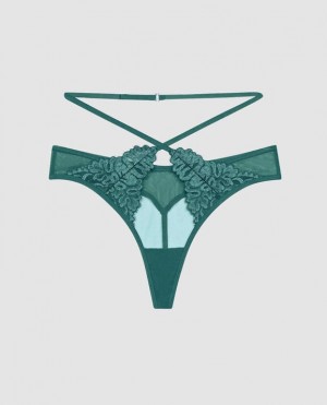 Lencería La Senza High Cintura G-String Panty Mujer Tidal Turq | e1eaRoRb