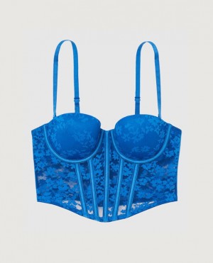 Lencería La Senza Lightly Forro Strapless Bra Top Mujer Azules Oscuro | uasvkzg9