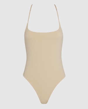 Lencería La Senza Unlined Microfiber Bodysuit Mujer Rosetan | ZzlowzkM