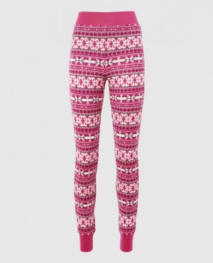 Ropa De Dormir La Senza Waffle Pajama Mujer Rosas | KIh8pElO