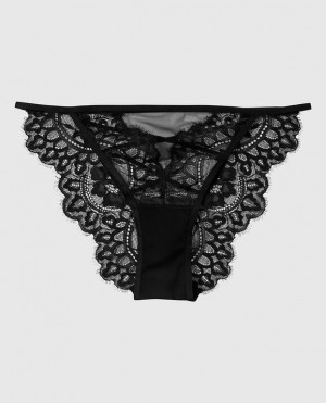 Ropa Interior La Senza Bumless Bikini Panty Mujer Negras | tvkyYkSH