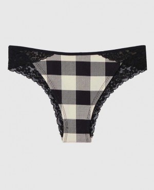 Ropa Interior La Senza Cheeky Panty Mujer Festive Check | 9xxE5y36