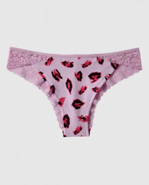 Ropa Interior La Senza Cheeky Panty Mujer Rosas Leopardo | k77Eomm7