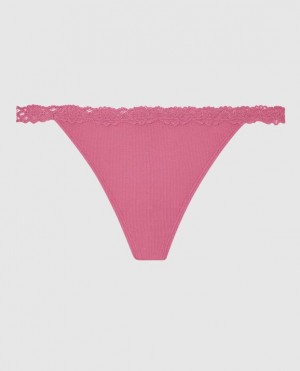 Ropa Interior La Senza G-String Panty Mujer Rosas | YKXoYEI0