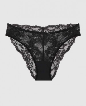 Ropa Interior La Senza High Cintura Cheeky Panty Mujer Negras | ei1rkSzr