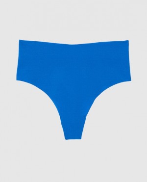 Ropa Interior La Senza High Cintura Tanga Panty Mujer Azules Oscuro | RVxDSGYc