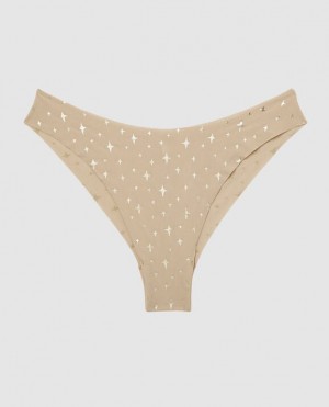 Ropa Interior La Senza High Leg Cheeky Panty Mujer Stardust Sparkle Rosetan | V7BP8lIA