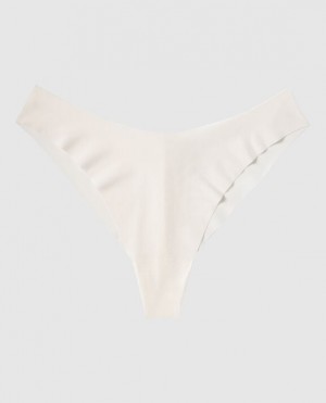 Ropa Interior La Senza High Leg Cheeky Panty Mujer Creme | Ve8M5N3N