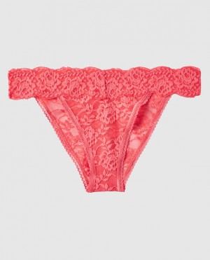 Ropa Interior La Senza High Leg Cheeky Panty Mujer Coral | 5OIDsnly