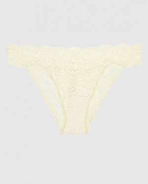 Ropa Interior La Senza High Leg Cheeky Panty Mujer Creme | yWtjG8nq