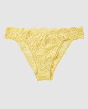 Ropa Interior La Senza High Leg Cheeky Panty Mujer Amarillo | iDITwfl0