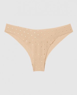 Ropa Interior La Senza High Leg Cheeky Panty Mujer Foiled Dot Rosetan | esgV6J6g