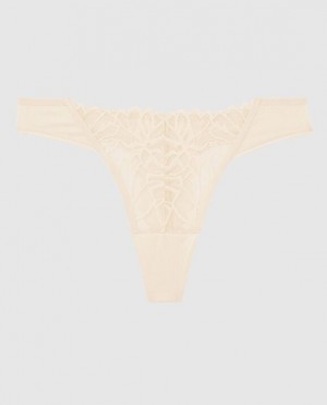 Ropa Interior La Senza High Leg Tanga Panty Mujer Pearl | Vw5iZe0c