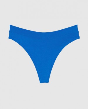 Ropa Interior La Senza High Leg Tanga Panty Mujer Azules Oscuro | mrsPDyRX