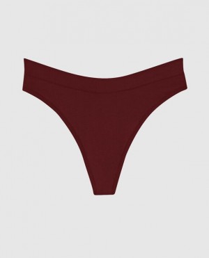 Ropa Interior La Senza High Leg Tanga Panty Mujer Rojas Burdeos | auYOuKQc