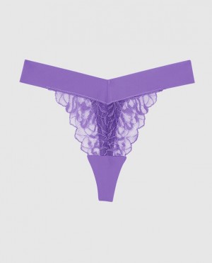 Ropa Interior La Senza High Leg Tanga Panty Mujer Flores | h51UU4CM