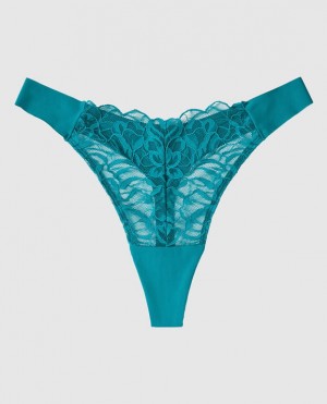 Ropa Interior La Senza High Leg Tanga Panty Mujer Tahitian Tide | Oii1DKLa