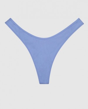 Ropa Interior La Senza High Leg Tanga Panty Mujer Azules | LQT6LtXs