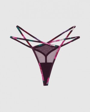 Ropa Interior La Senza Mesh G-String Panty Mujer Moradas | k1Zj83Q1