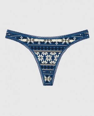 Ropa Interior La Senza Tanga Panty Mujer Azules | 0hszAve0