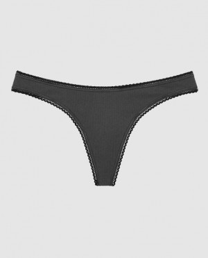 Ropa Interior La Senza Tanga Panty Mujer Negras | 2BkuwQLd