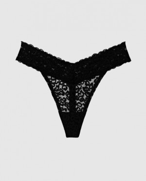 Ropa Interior La Senza Tanga Panty Mujer Negras | atP0xBRs