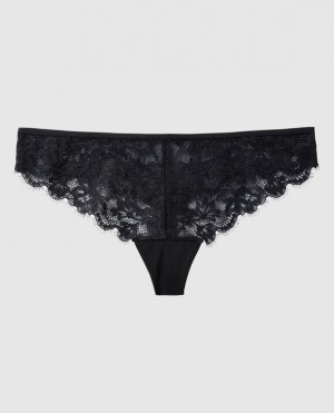 Ropa Interior La Senza Tanga Panty Mujer Negras | FA3BTKR5