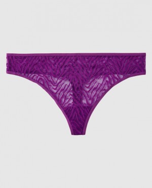 Ropa Interior La Senza Tanga Panty Mujer Moradas | pmplzFDt