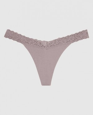 Ropa Interior La Senza Tanga Panty Mujer Winterberry | 6NoDKl65