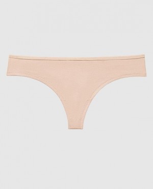 Ropa Interior La Senza Tanga Panty Mujer Rosas Marrones | LVlw4i97