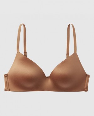 Bras La Senza Light Push Up Wireless Mujer Caramel Kiss | ArHXhikI