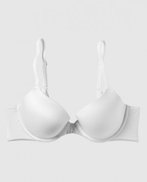 Bras La Senza Lightly Forro Demi Mujer Blancas | oyBcIjma