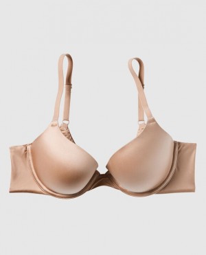 Bras La Senza Lightly Forro Demi Mujer Rosas Marrones | Cd790REu