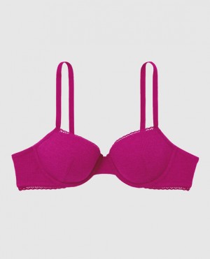 Bras La Senza Lightly Forro Demi Mujer Rosas | n8Usan6U