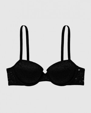 Bras La Senza Lightly Forro Demi Mujer Negras | xdayfIgz