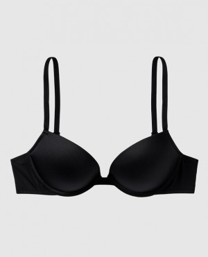 Bras La Senza Push Up Mujer Negras | Aagm47Lq