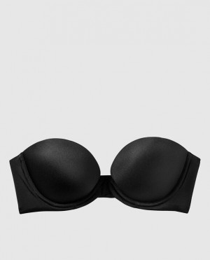 Bras La Senza Strapless Push Up Mujer Negras | h6kpkWSi