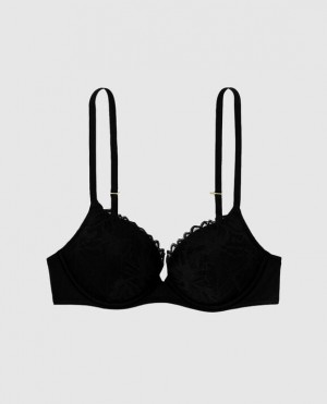 Bras La Senza Up 2 Cup Push Up Mujer Negras | gnSTb6aW