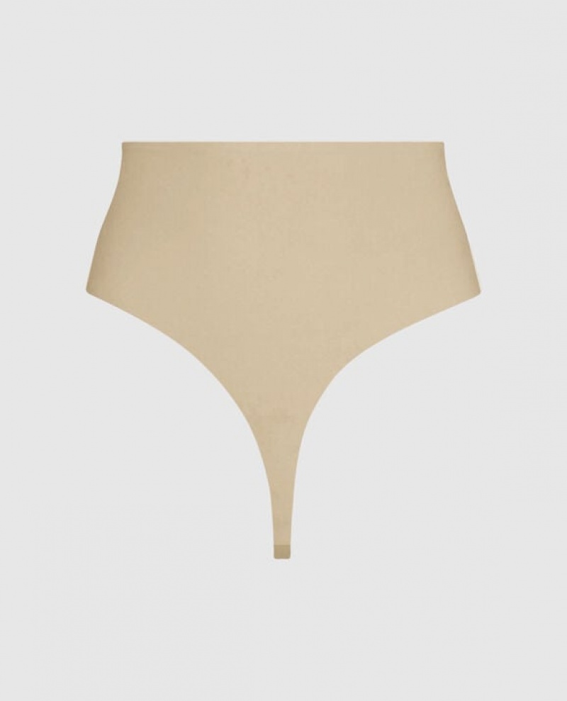 Accesorios La Senza High Cintura Smoothing Tanga Mujer Rosetan | ukifw2bd