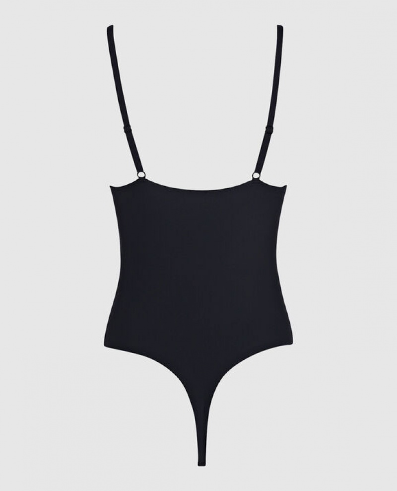 Lencería La Senza Smoothing Bodysuit Mujer Negras | 03sUIV6n