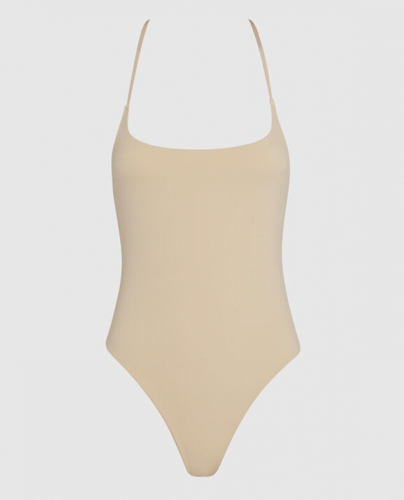 Lencería La Senza Unlined Microfiber Bodysuit Mujer Rosetan | ZzlowzkM