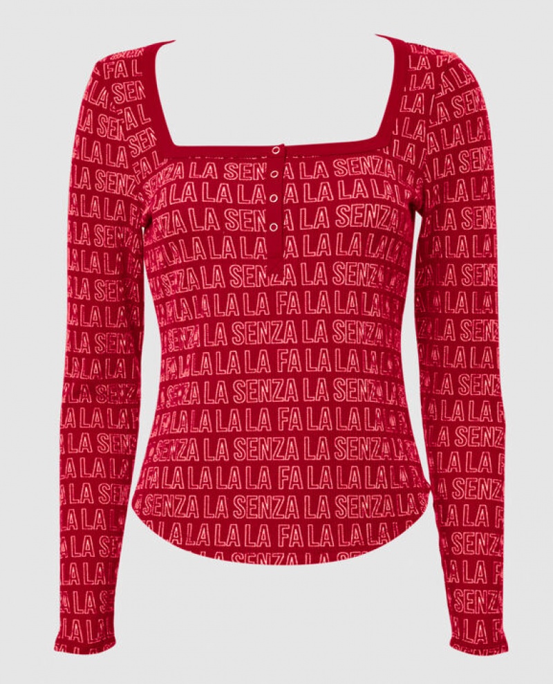 Ropa De Dormir La Senza Waffle Henley Mujer Fa La La LaSenza | i3jIIH1O