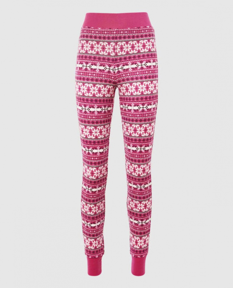 Ropa De Dormir La Senza Waffle Pajama Mujer Rosas | KIh8pElO