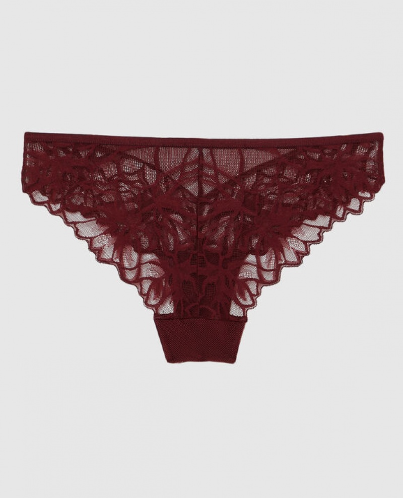 Ropa Interior La Senza Bikini Panty Mujer Rojas Burdeos | yTpR3tMi