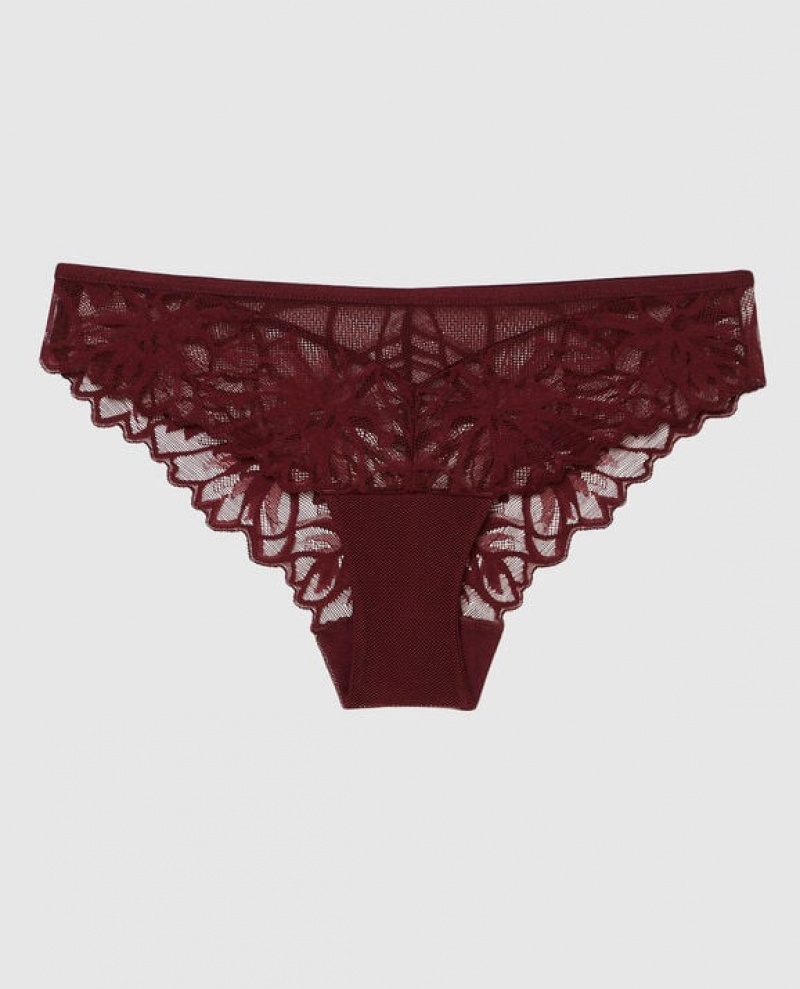 Ropa Interior La Senza Bikini Panty Mujer Rojas Burdeos | yTpR3tMi