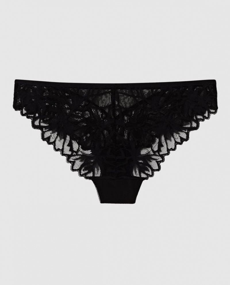 Ropa Interior La Senza Bikini Panty Mujer Negras | Hmohhqgm