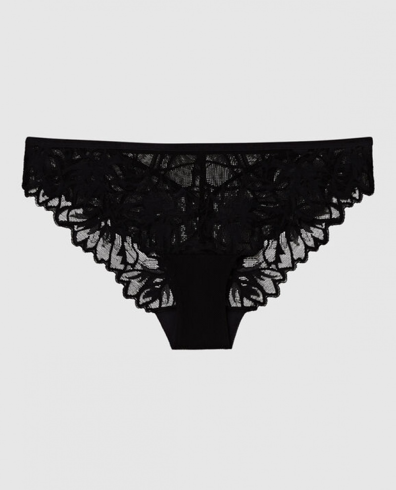 Ropa Interior La Senza Bikini Panty Mujer Negras | Hmohhqgm