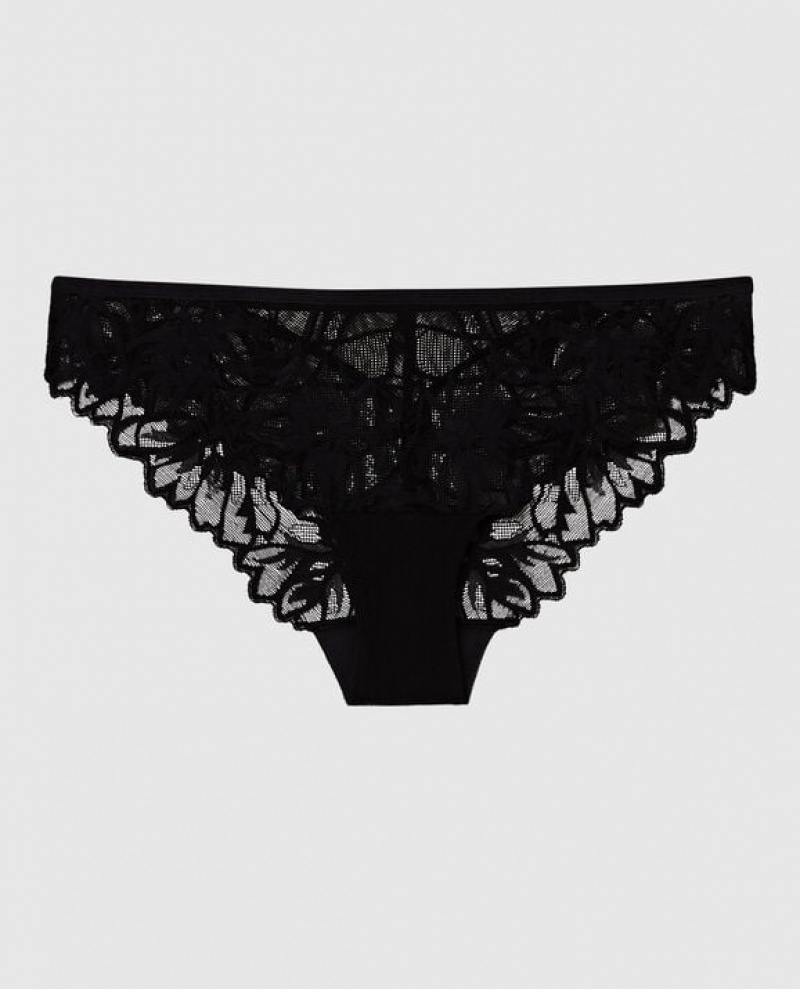 Ropa Interior La Senza Bikini Panty Mujer Negras | ziPvXKet