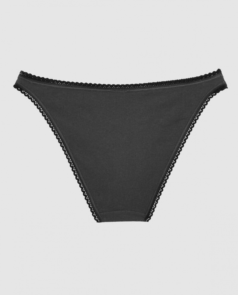 Ropa Interior La Senza Bikini Panty Mujer Negras | nhwQXm23