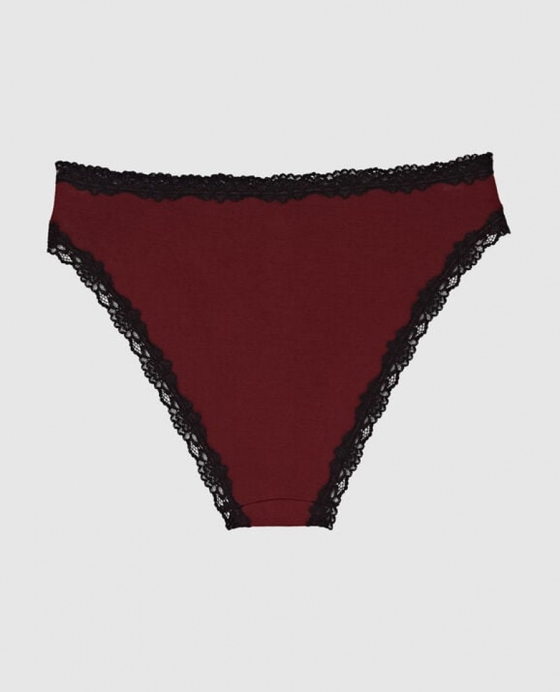 Ropa Interior La Senza Bikini Panty Mujer Rojas Burdeos | TPyohl1K